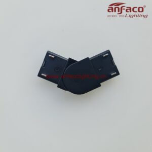 Nối góc xoay 90-180 độ dùng cho ray nam châm nổi siêu mỏng Anfaco