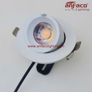 AFC 723 3W 5W Đèn Led Anfaco downlight âm trần xoay góc chiếu điểm AFC 723/3W/5W Anfaco