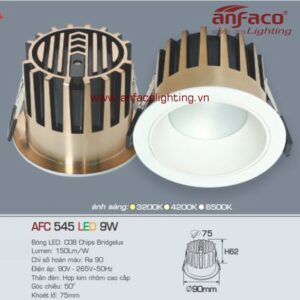 AFC 545-9W Đèn Led downlight âm trần Anfaco AFC 545/9W