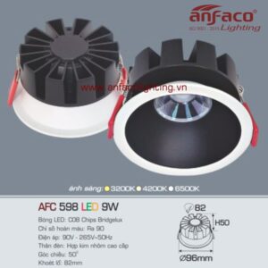 AFC 598-9W Đèn Led downlight âm trần Anfaco AFC 598/9W