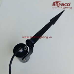 AFC pha rọi RC 06-3W 5W 7W 10W Đèn Anfaco kín nước pha rọi vỏ đen xoay góc cắm cỏ chiếu rọi cây, rọi cột, rọi cảnh quan ngoài trời