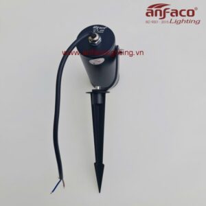 AFC pha rọi RC 06-3W 5W 7W 10W Đèn Anfaco kín nước pha rọi vỏ đen xoay góc cắm cỏ chiếu rọi cây, rọi cột, rọi cảnh quan ngoài trời