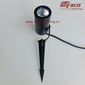 AFC pha rọi RC 06-3W 5W 7W 10W Đèn Anfaco kín nước pha rọi vỏ đen xoay góc cắm cỏ chiếu rọi cây, rọi cột, rọi cảnh quan ngoài trời