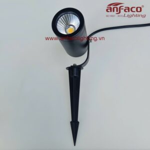 AFC pha rọi RC 06-3W 5W 7W 10W Đèn Anfaco kín nước pha rọi vỏ đen xoay góc cắm cỏ chiếu rọi cây, rọi cột, rọi cảnh quan ngoài trời