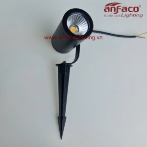 AFC pha rọi RC 06-3W 5W 7W 10W Đèn Anfaco kín nước pha rọi vỏ đen xoay góc cắm cỏ chiếu rọi cây, rọi cột, rọi cảnh quan ngoài trời