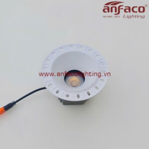 AFC 795T 9W Đèn LED Anfaco downlight âm viền AFC 795T 9W xoay góc vỏ trắng Anfaco