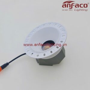 AFC 795T 9W Đèn LED Anfaco downlight âm viền AFC 795T 9W xoay góc vỏ trắng Anfaco