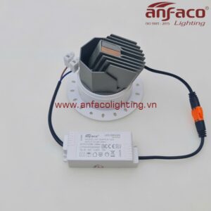 AFC 795T 9W Đèn LED Anfaco downlight âm viền AFC 795T 9W xoay góc vỏ trắng Anfaco