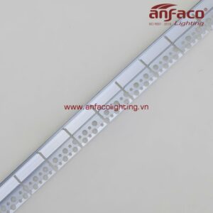 B15-1D B20-1D thanh nhôm led định hình profile Anfaco 1 viền gắn âm uốn cong
