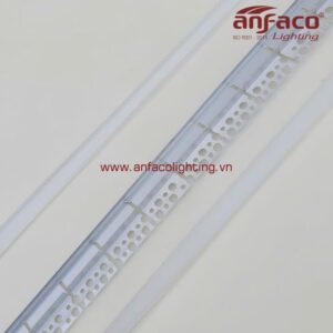 B15-1D B20-1D thanh nhôm led định hình profile Anfaco 1 viền gắn âm uốn cong