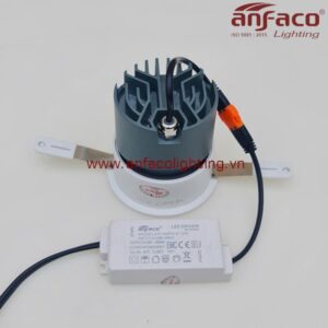 AFC 735T 7W 12W Đèn LED Anfaco downlight âm trần xoay góc AFC 735T 7W/12W Anfaco