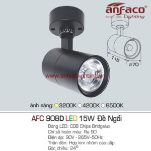 AFC 908D 15W đế ngồi - Đèn LED Anfaco chiếu điểm xoay góc AFC 908D 15W Anfaco