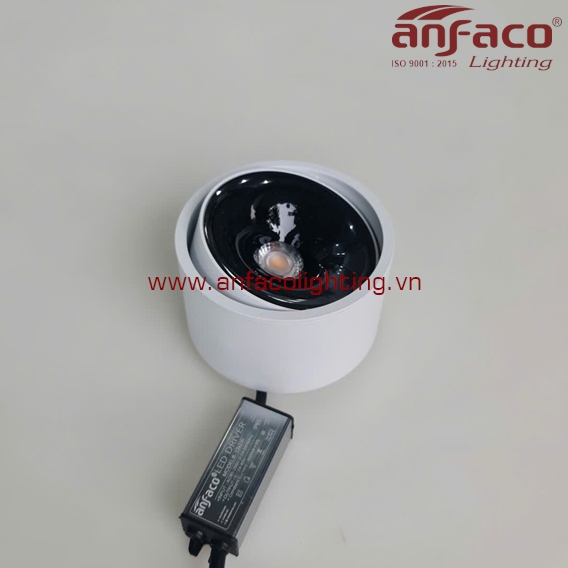 679t-10w-4 AFC 679T 12W Đèn LED Anfaco downlight gắn nổi AFC 679T 12W xoay góc vỏ trắng Anfaco