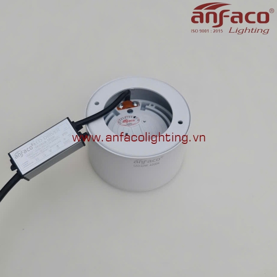 679t-10w-5 AFC 679T 12W Đèn LED Anfaco downlight gắn nổi AFC 679T 12W xoay góc vỏ trắng Anfaco