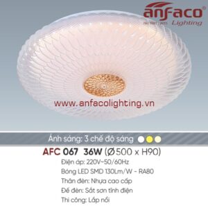 AFC 067 36W Đèn LED Anfaco áp trần đổi màu AFC 067-36W Anfaco