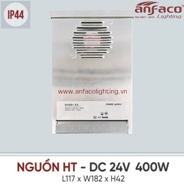 afc-nguon-ht-400w-dc-24v Nguồn LED Anfaco DC24V 400W IP44